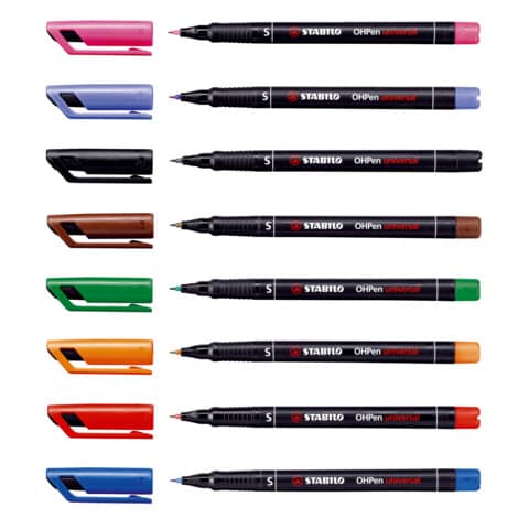 Penna Stabilo OHPen universal Superfine (S) 0,4 mm verde 841/36